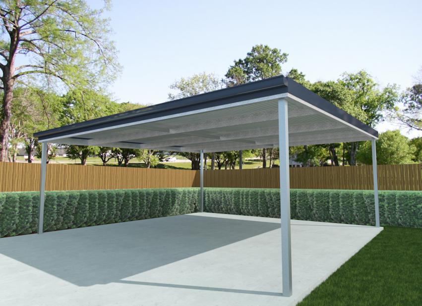 Heavy Duty Double Carport 6x6x2.4 - First Class Sheds